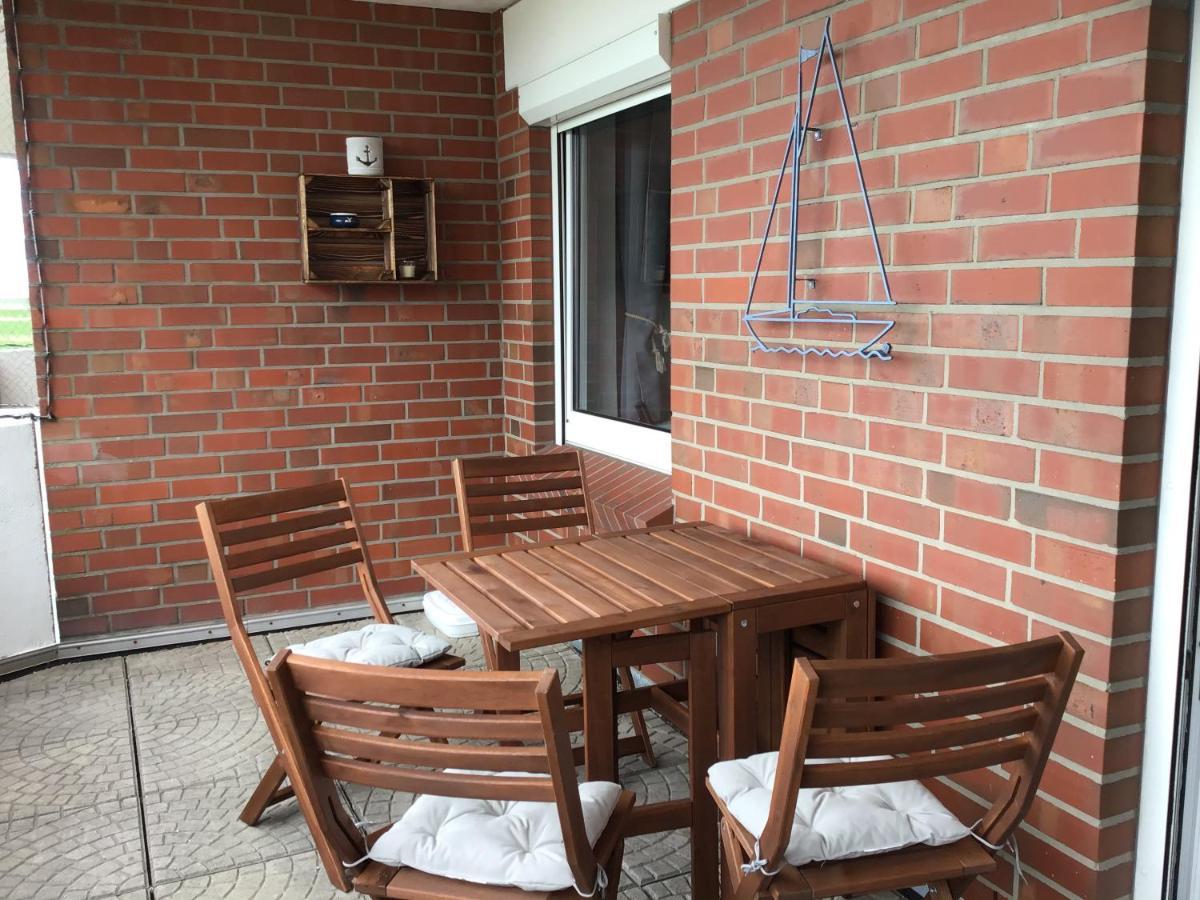 Liebevoll Eingerichtete Ferienwohnung Luettje Koje Dornum Exteriör bild